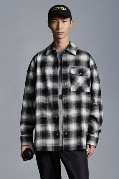 Moncler Plaid Flannel Shirt with Collar outlook