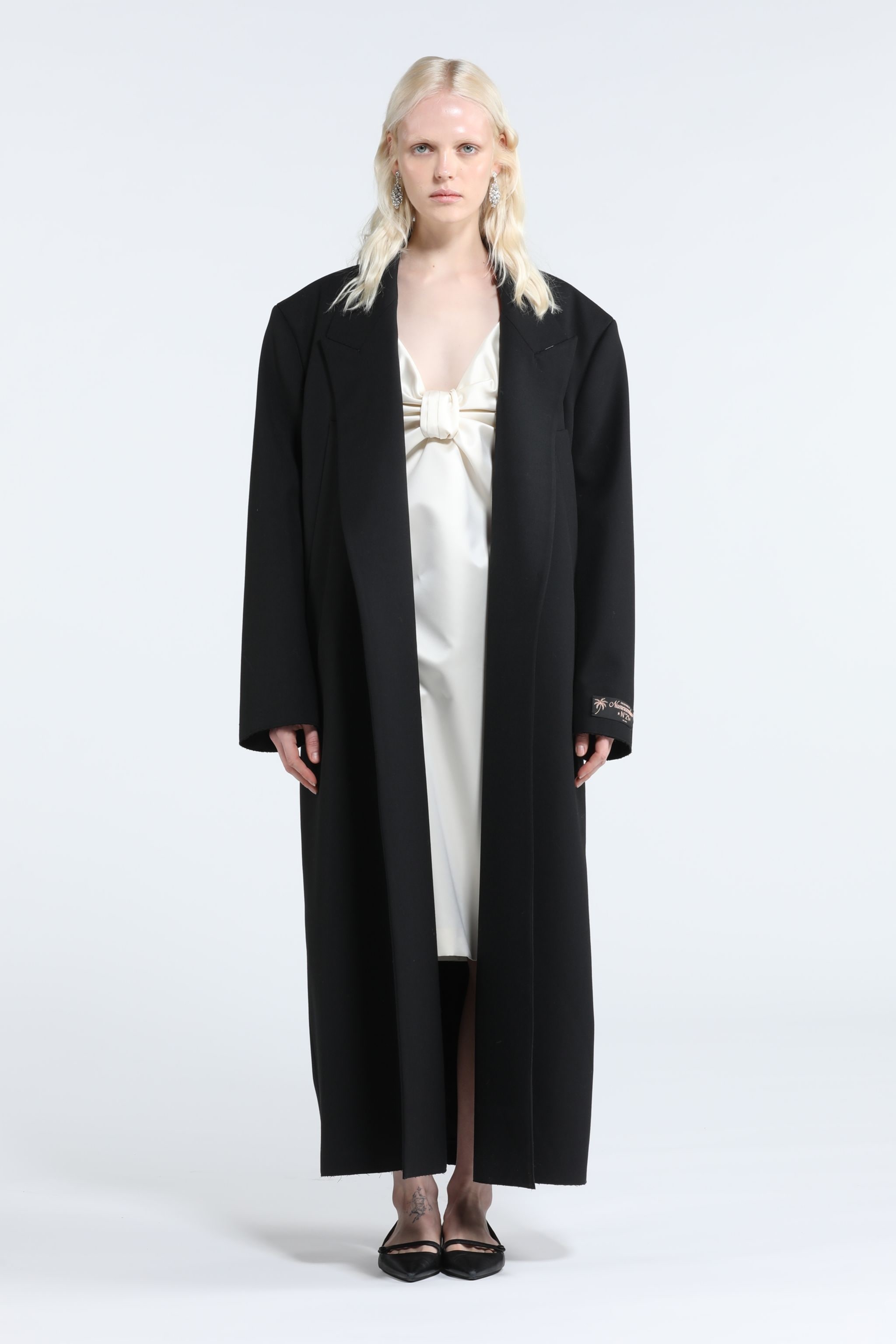 GATHERED MIDI DRESS - 4