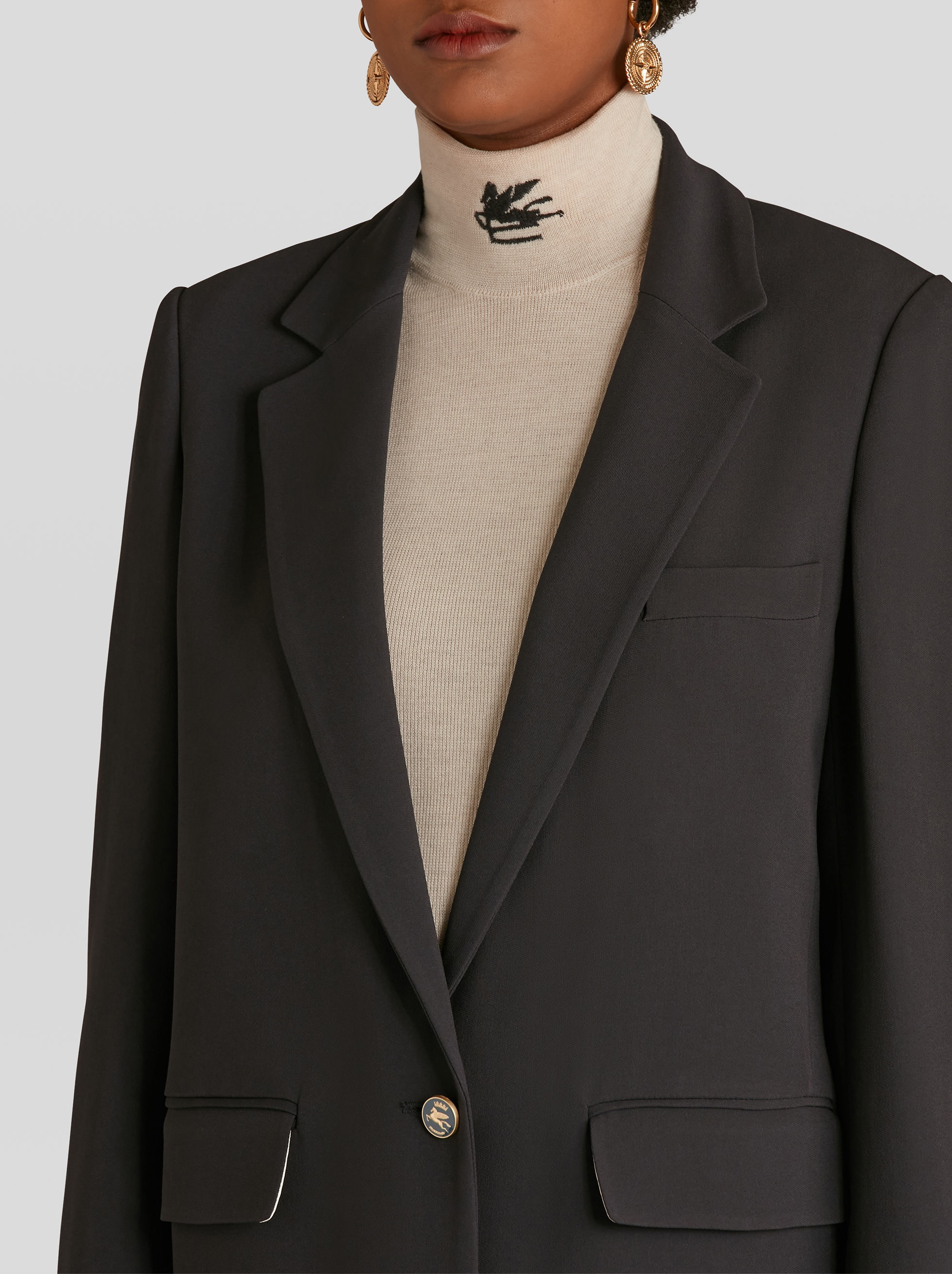 TAILORED JACKET WITH PEGASO BUTTONS - 2