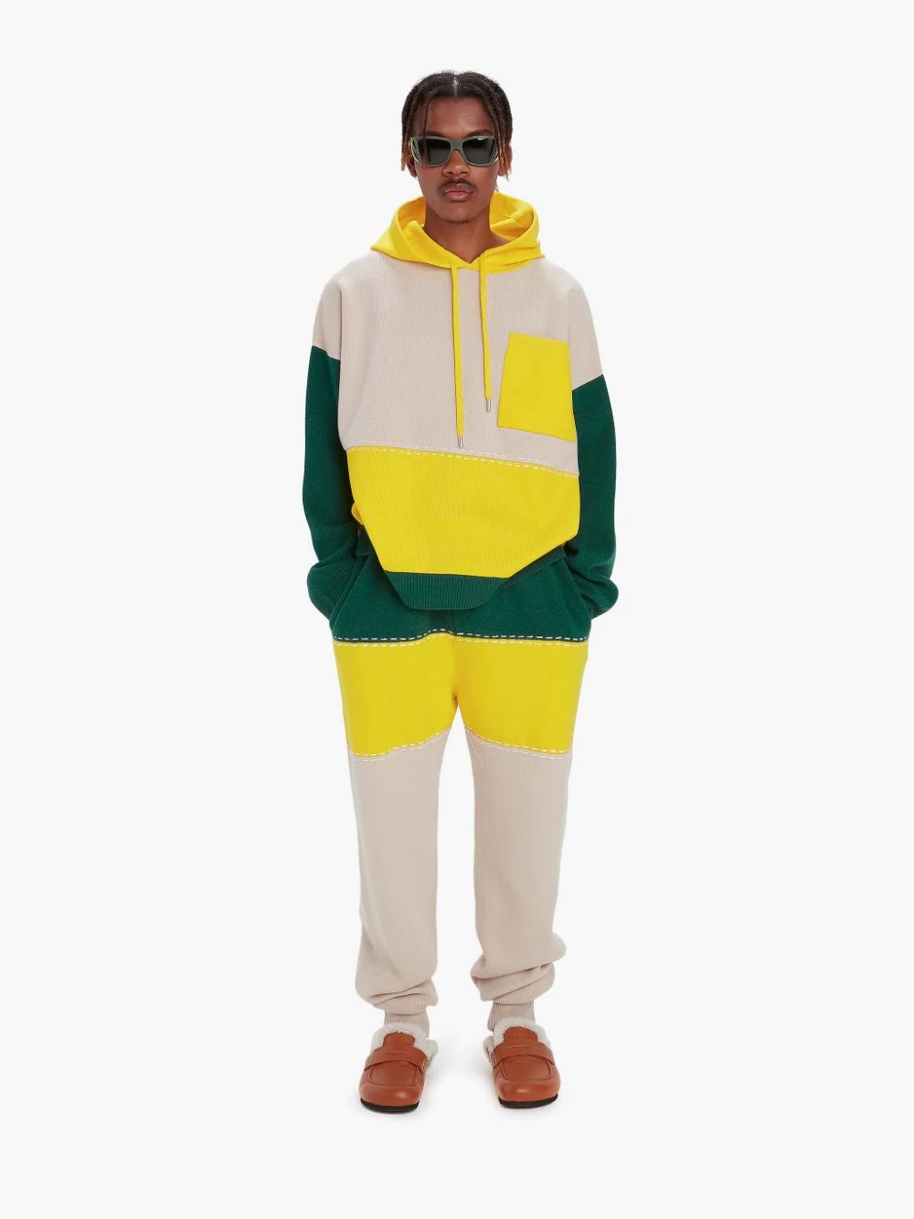 COLOURBLOCK HOODIE - 2