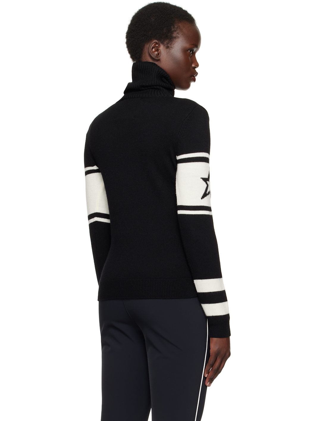 Black Schild Merino Wool Turtleneck - 3