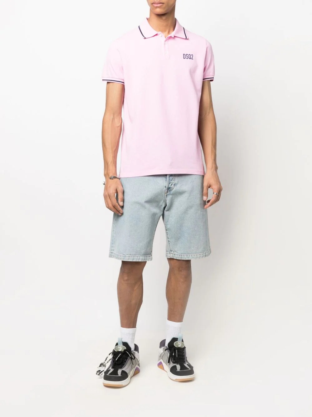 logo-print polo shirt - 2