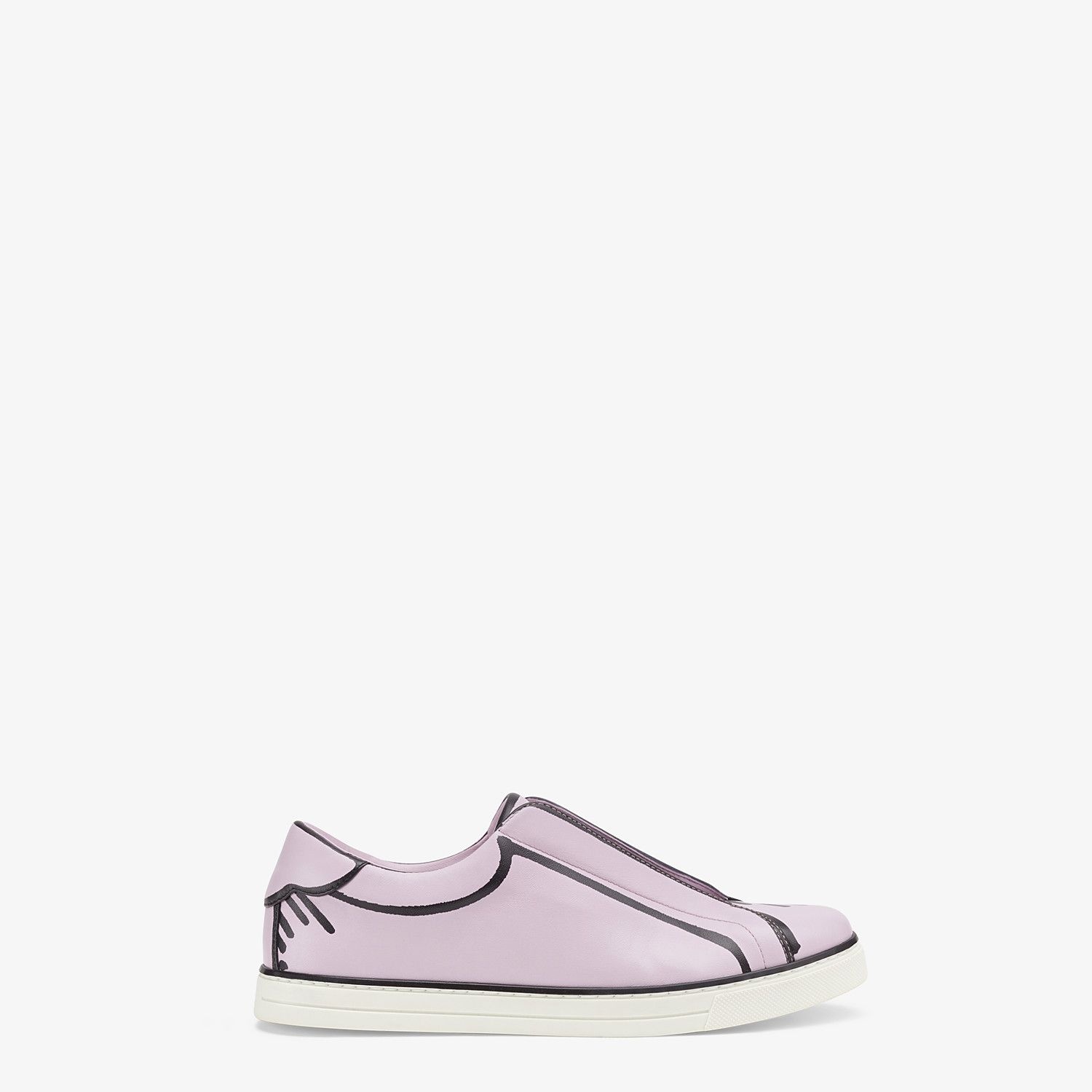 Fendi Roma Joshua Vides nappa leather slip-ons - 1