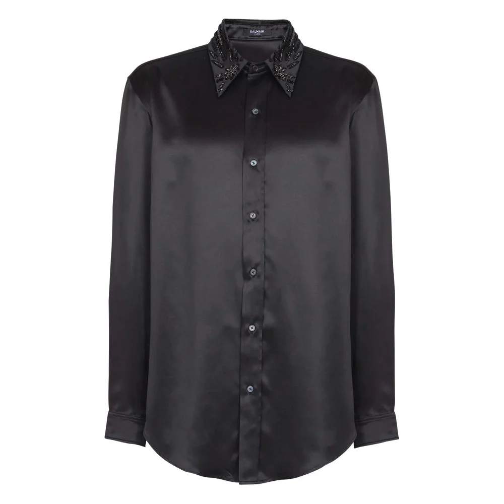 Balmain Black Shirts Men - 1