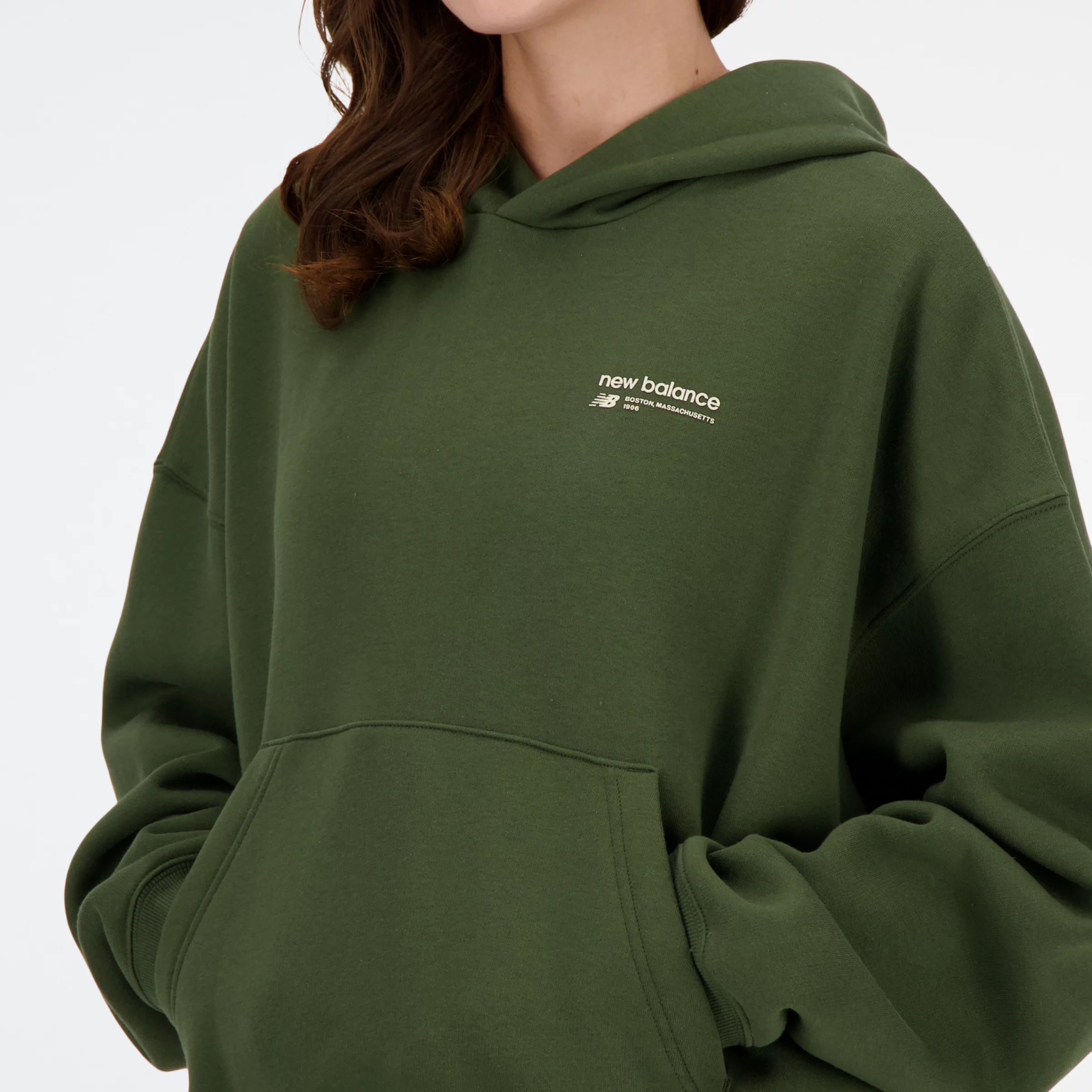 Linear Heritage Brushed Back Fleece Hoodie - 4