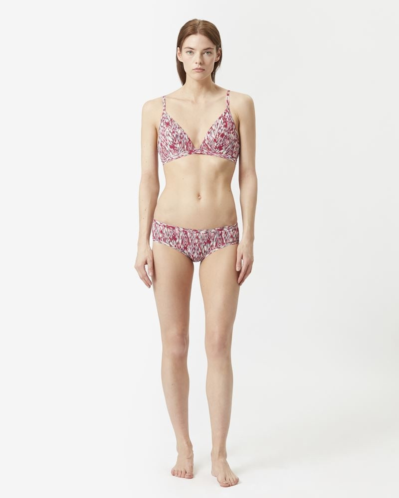 Isabel Marant Étoile NIALL CAMOUFLAGE PRINTED BIKINI TOP outlook