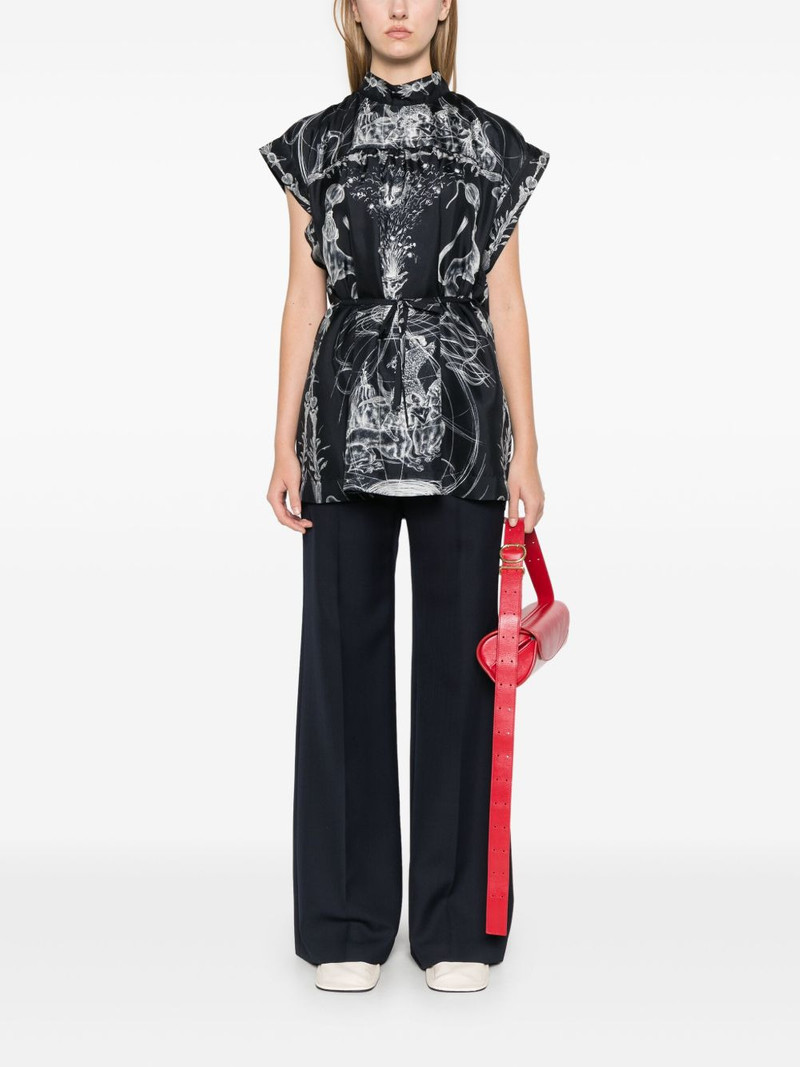 FABIANA FILIPPI x Benni Bosetto printed silk blouse outlook