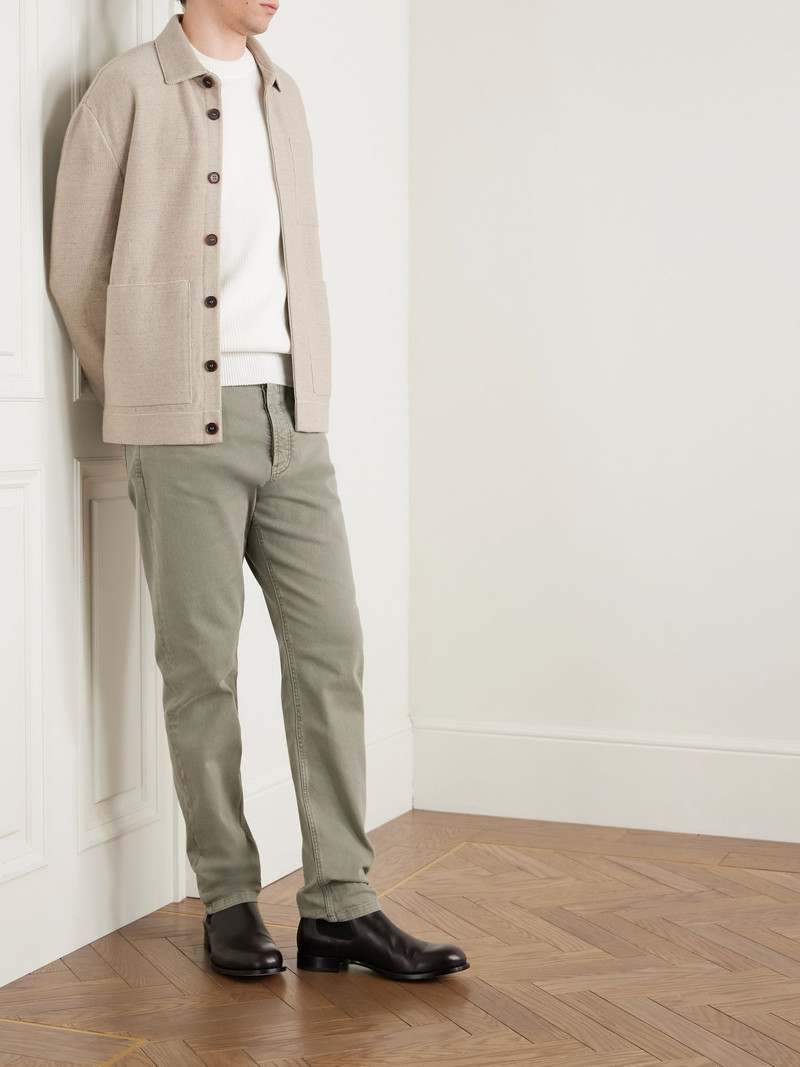 Brunello Cucinelli Slim-Fit Jeans Light gray outlook