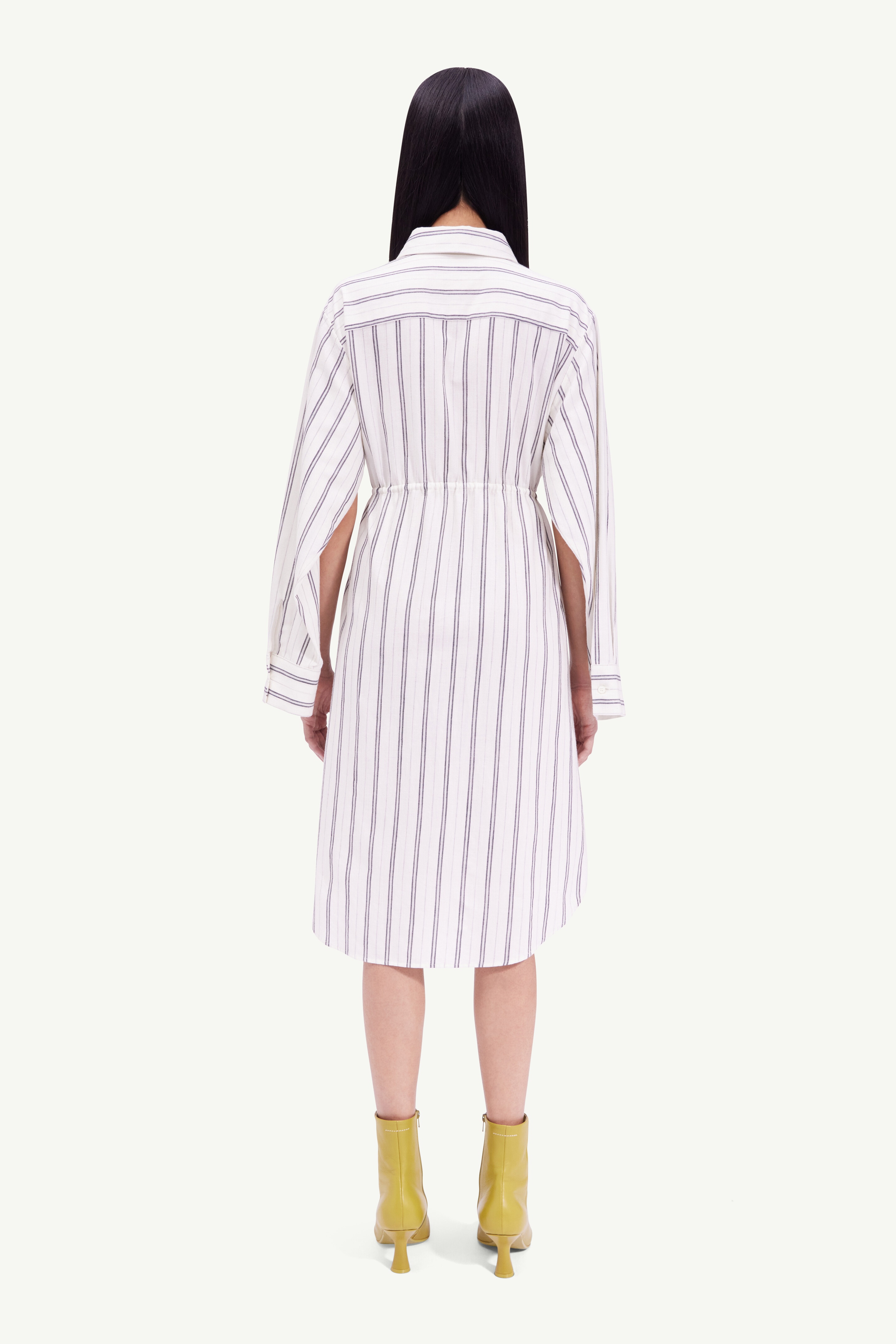 Stripe shirt dress - 4