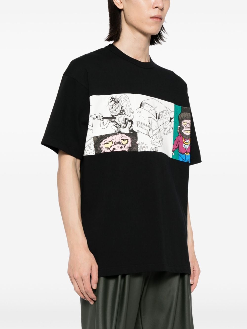 graphic-print cotton T-shirt - 3