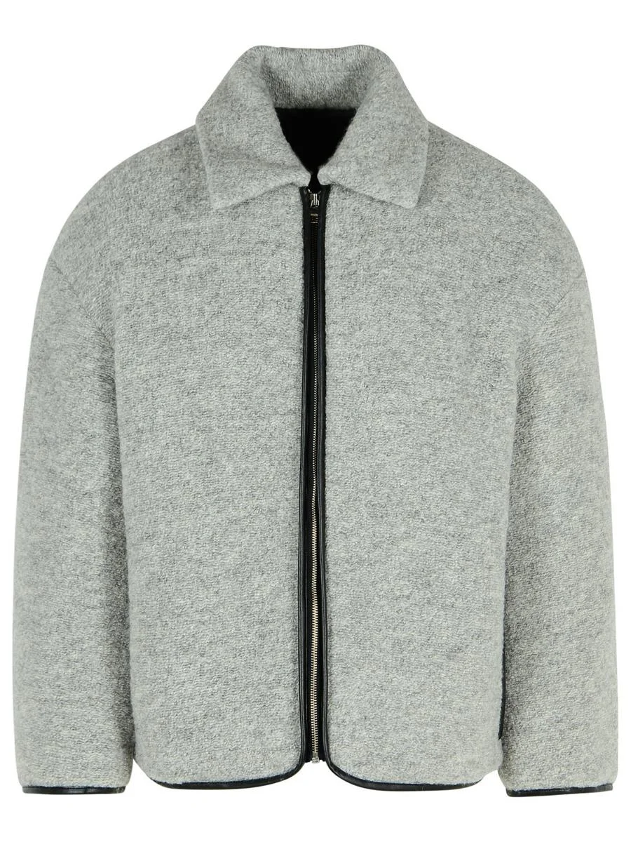 JW Anderson Grey Wool Blend Jacket - 1