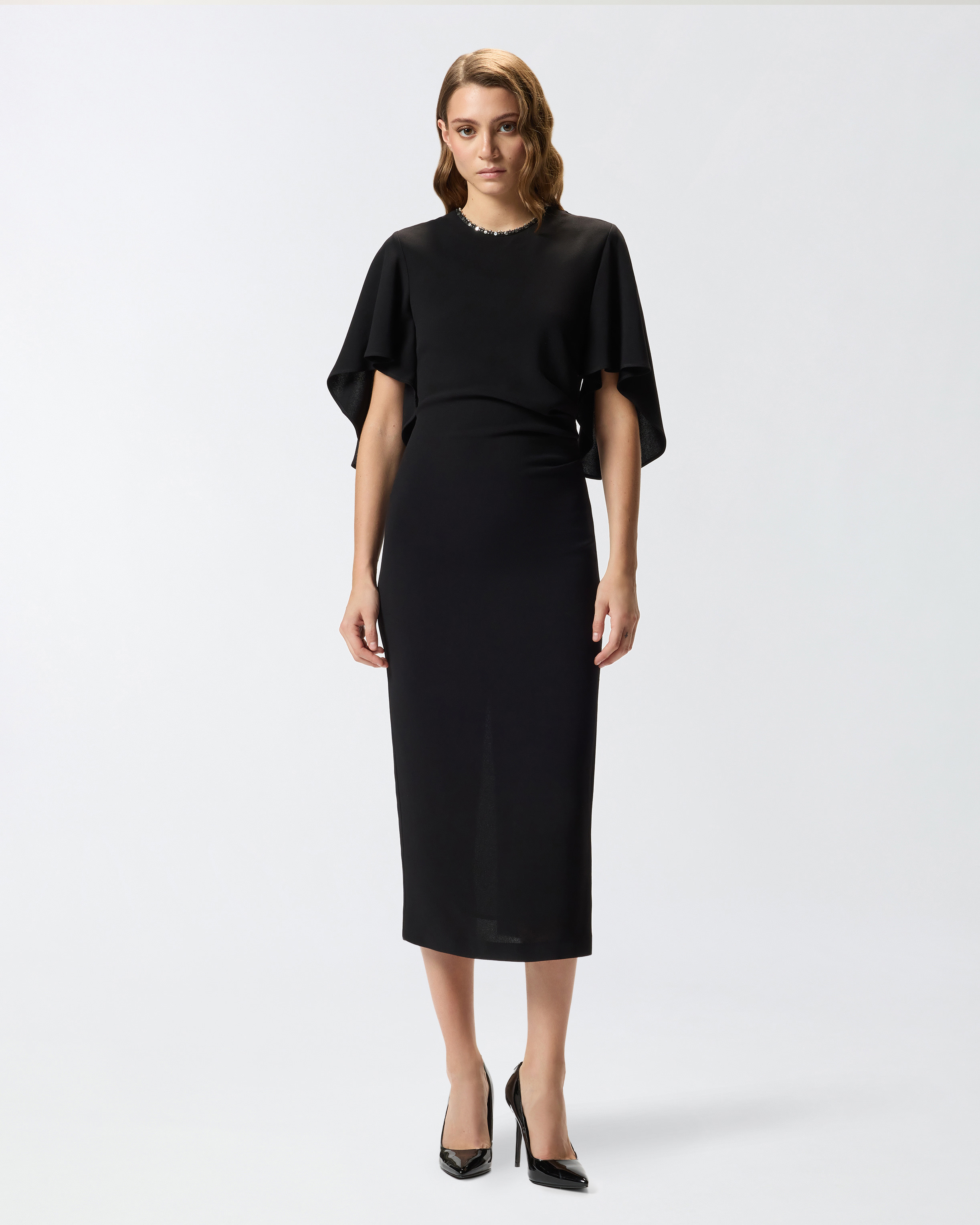 DRESS WITH BEJEWELLED DETAILS - 3