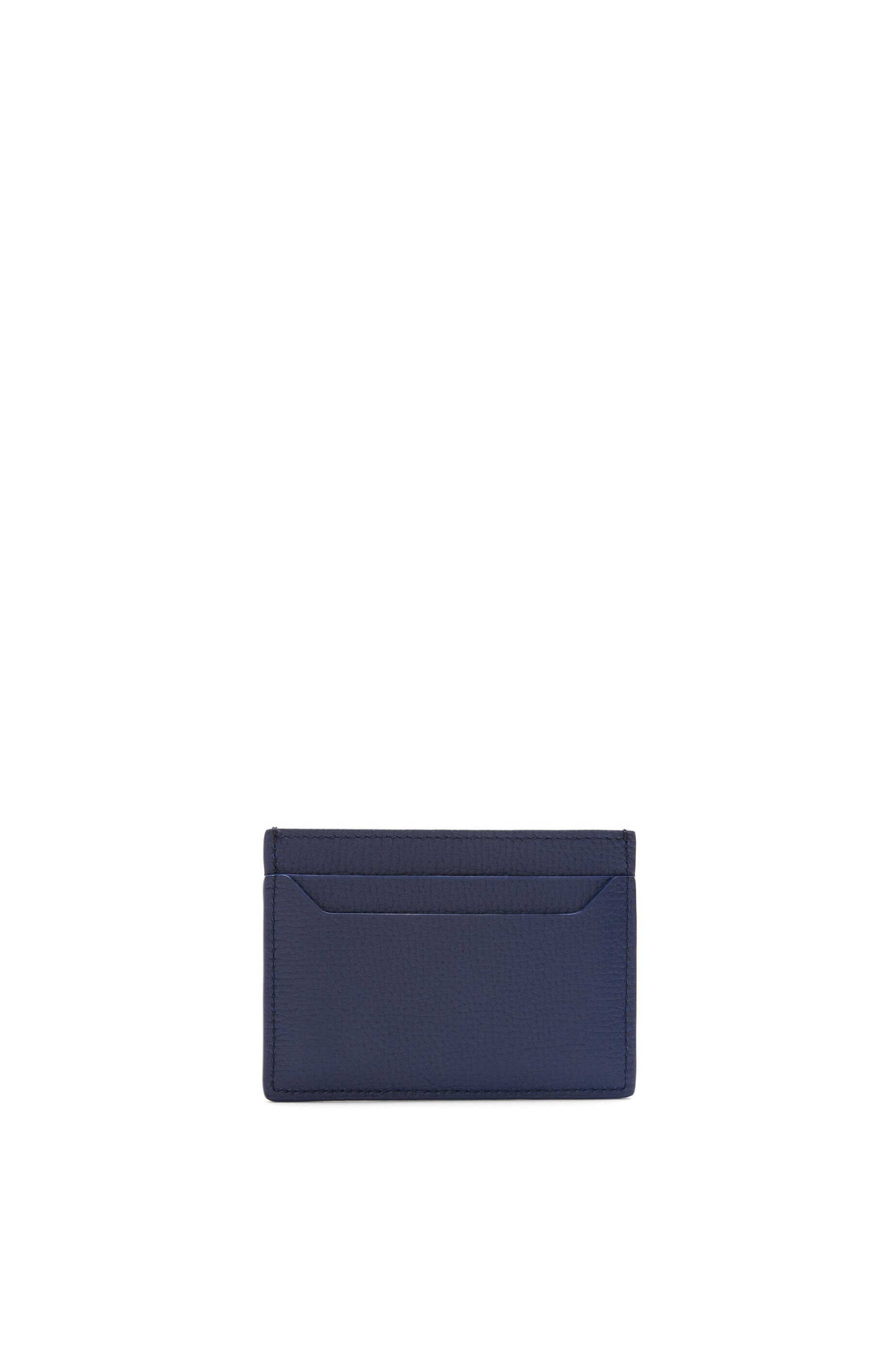 Anagram plain cardholder in pebble grain calfskin - 3