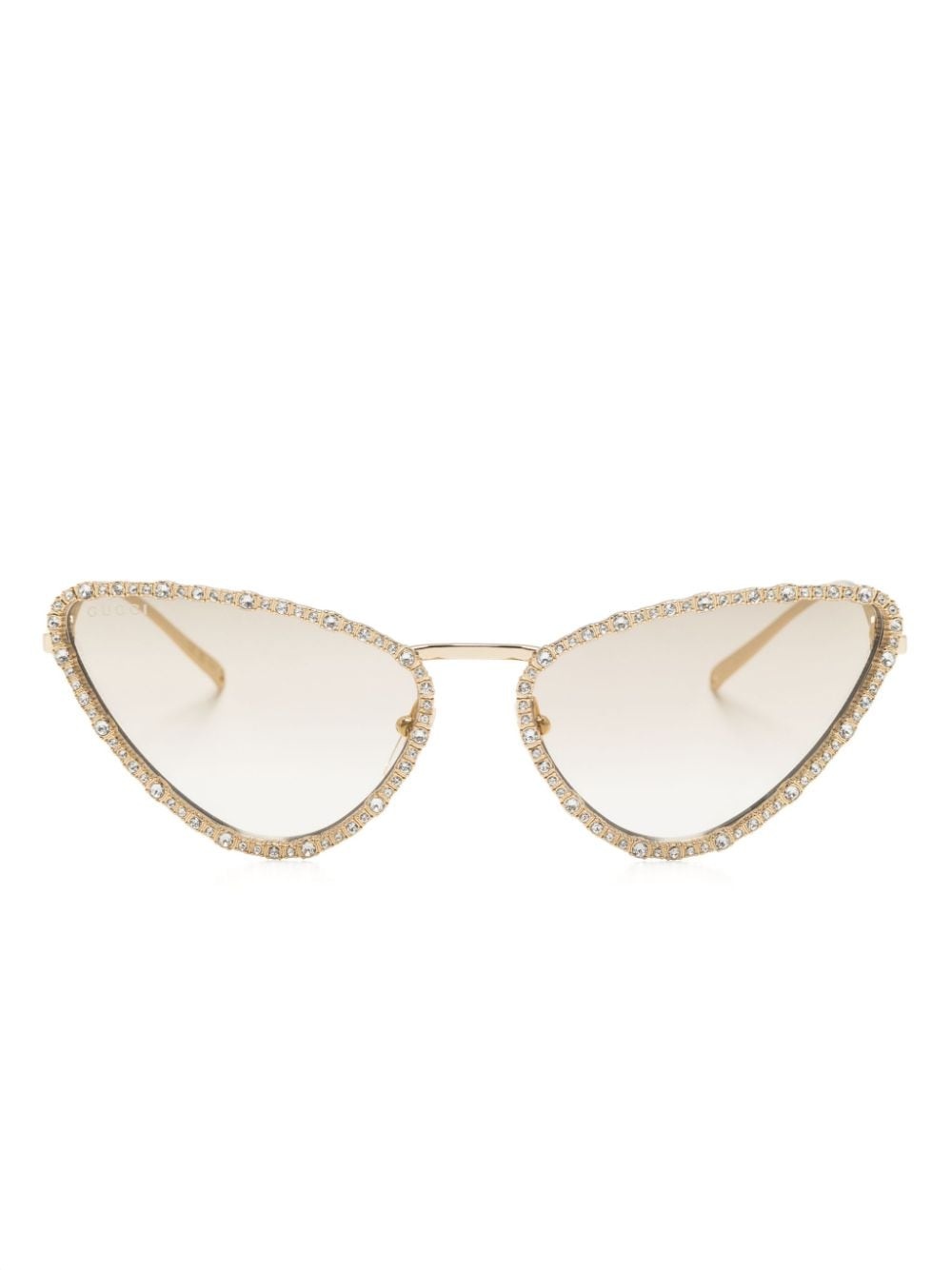 crystal-embellished cat-eye sunglasses - 1