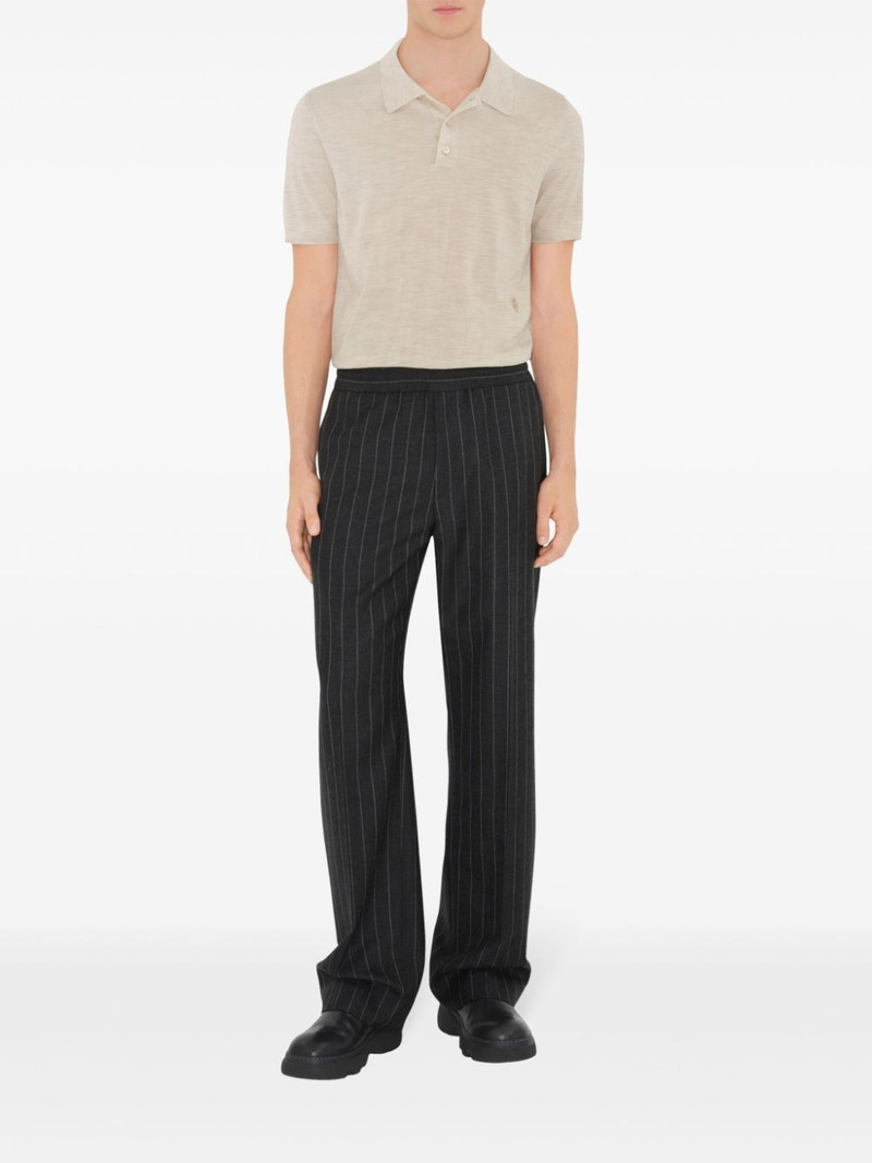 Burberry wool polo shirt outlook