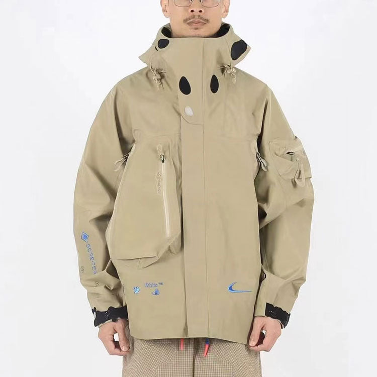 Nike Jacket x OFF-WHITE 'Khaki'  DQ6457-247 - 2