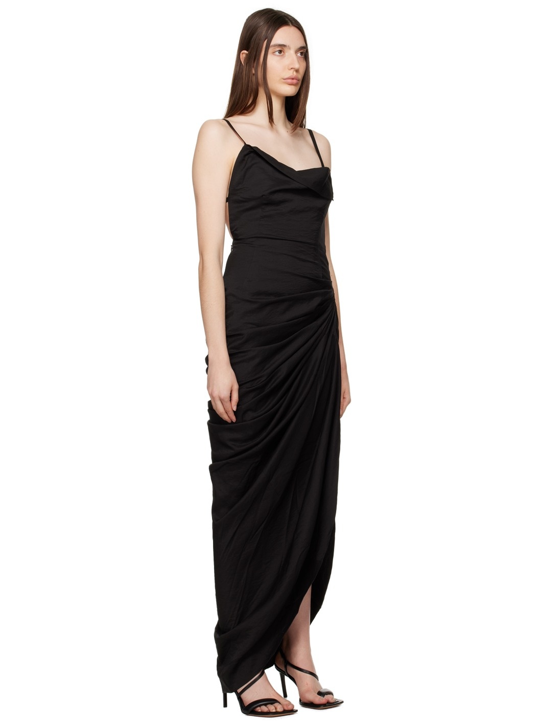 Black Le Papier 'La Robe Saudade' Maxi Dress - 2