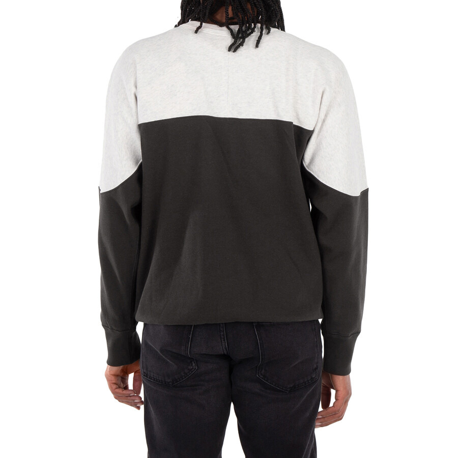 Isabel Marant Men's Faded Black Howley Logo Printed Sweatshirt - 3