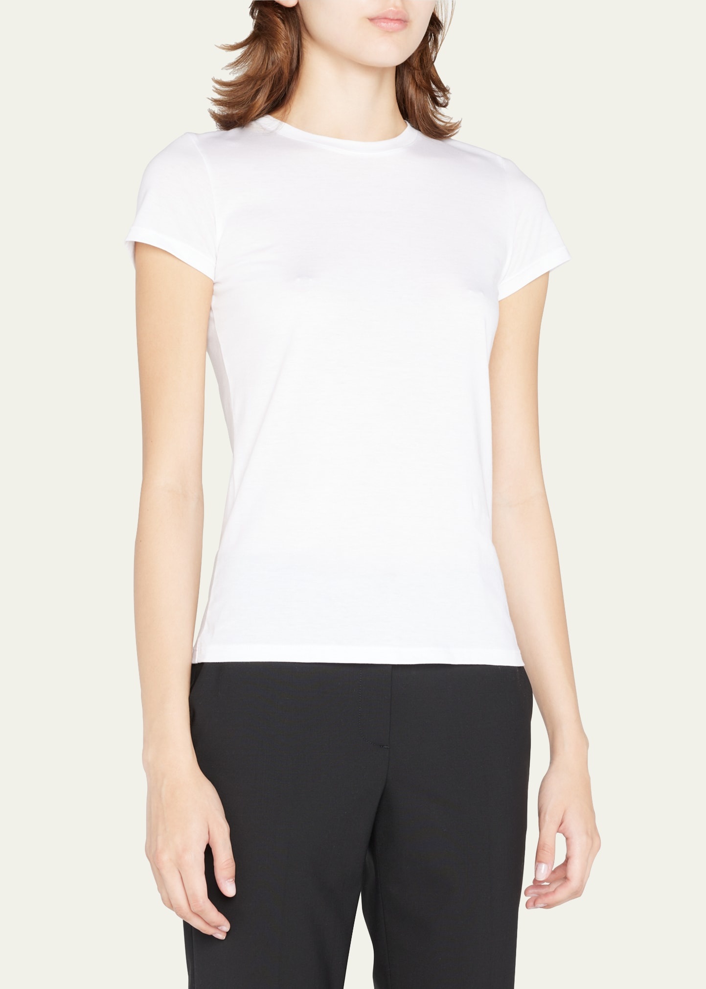 Essential Crewneck Pima Cotton Tee - 4