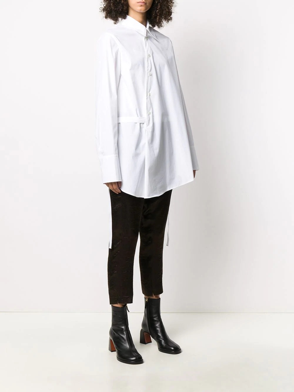 oversized asymmetric shirt - 3