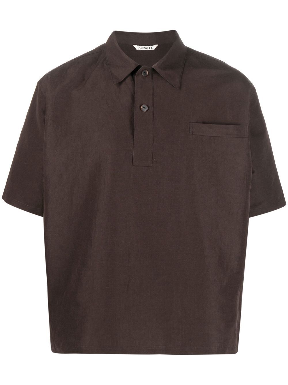 classic chest-pocket polo shirt - 1