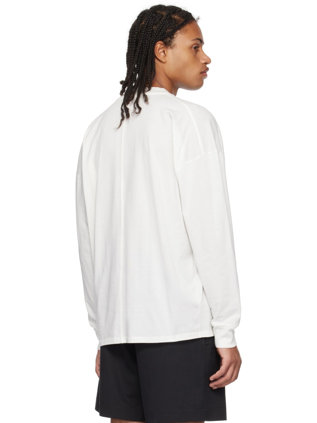 White Drago Long Sleeve T-Shirt - 3