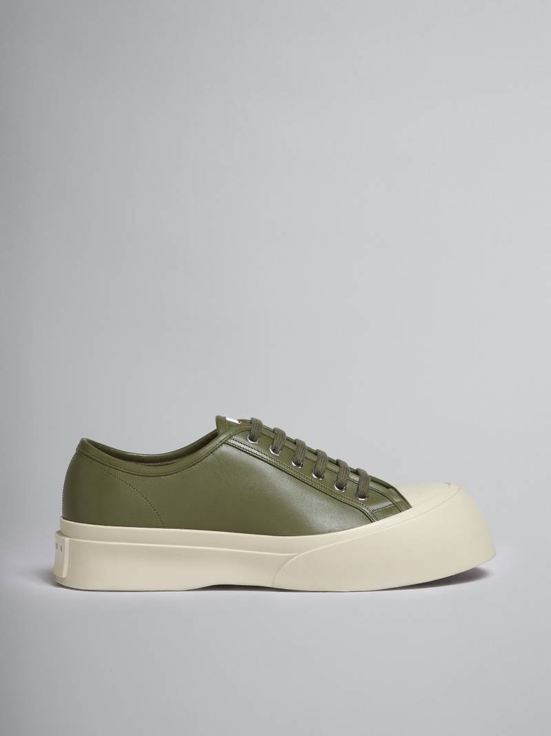 GREEN SOFT CALF LEATHER PABLO SNEAKER 1