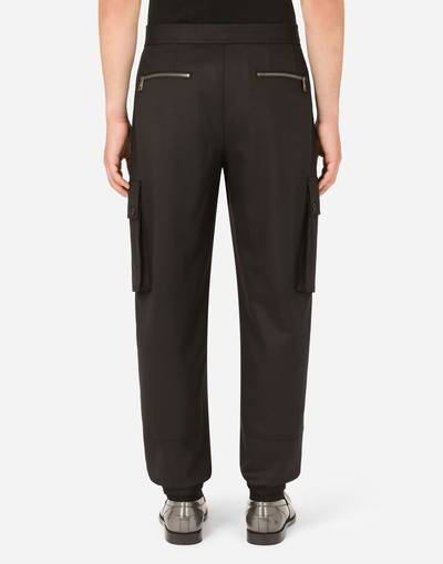 Dolce & Gabbana Stretch wool cargo pants outlook