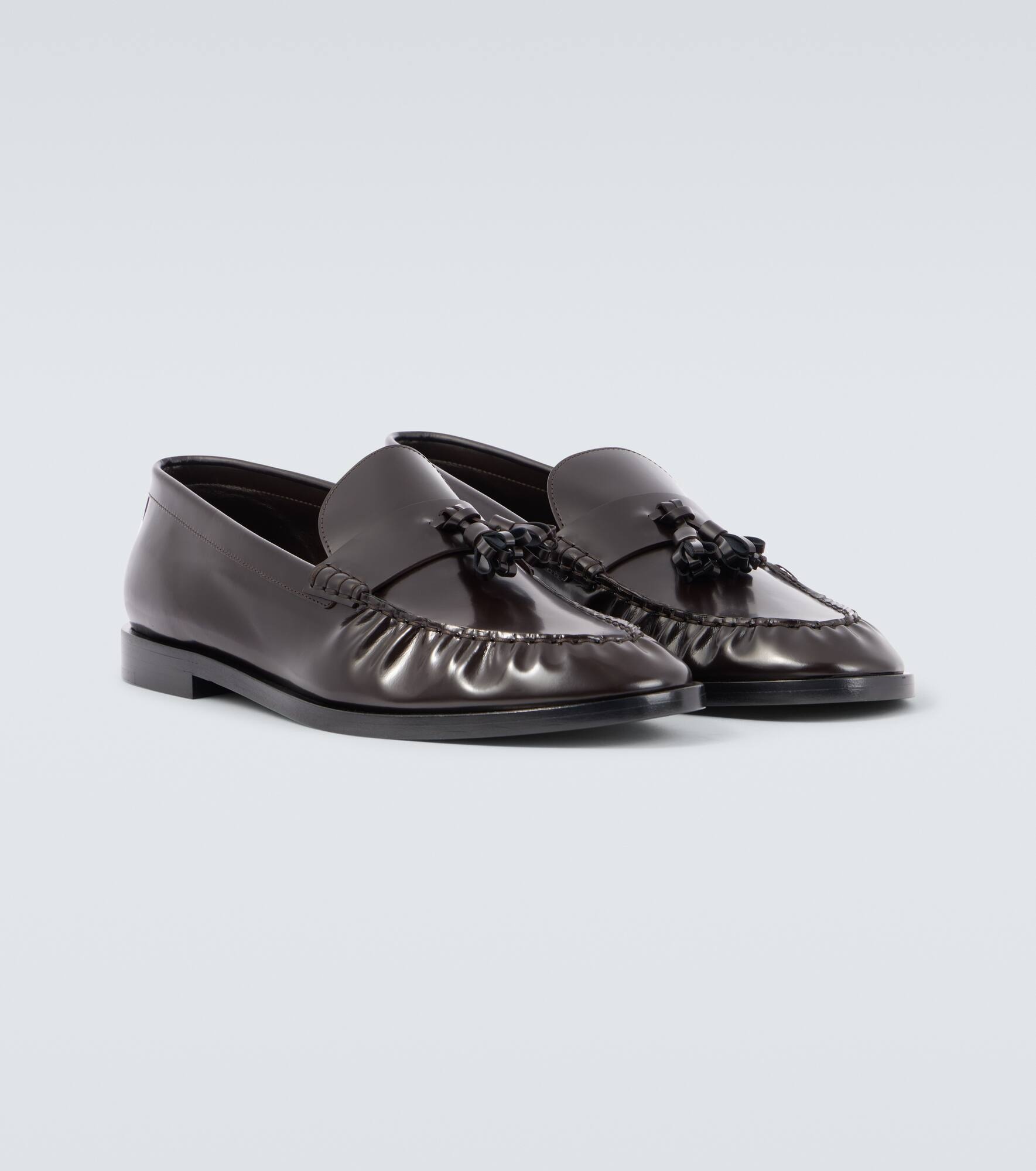 Classic leather loafers - 5