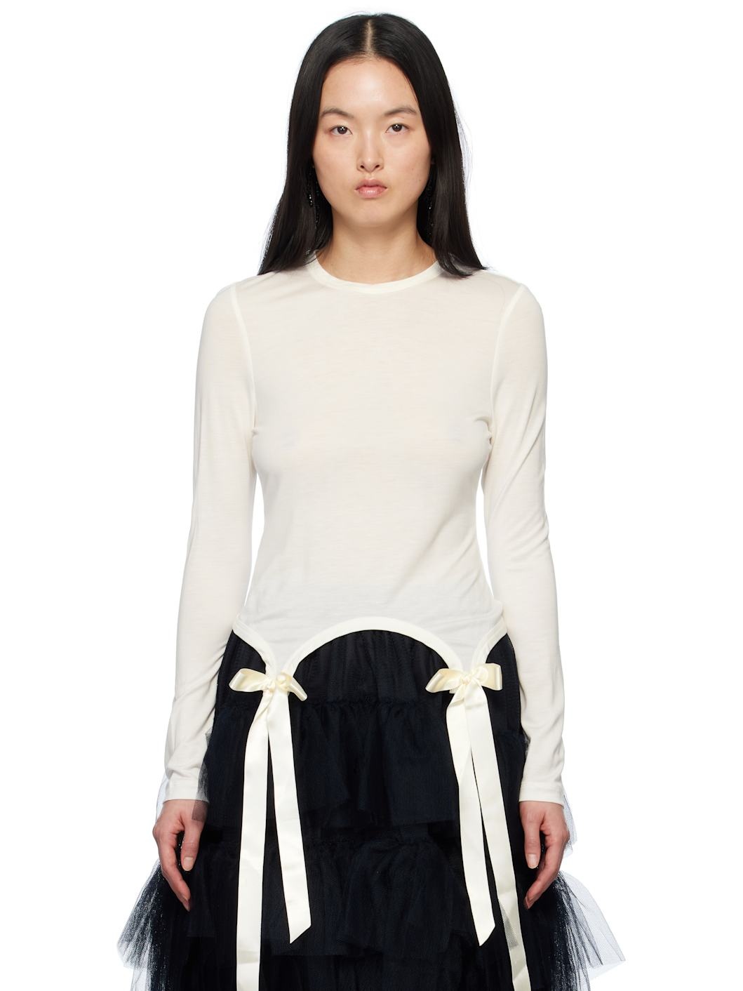 Off-White Bow Tail Easy T-shirt - 1