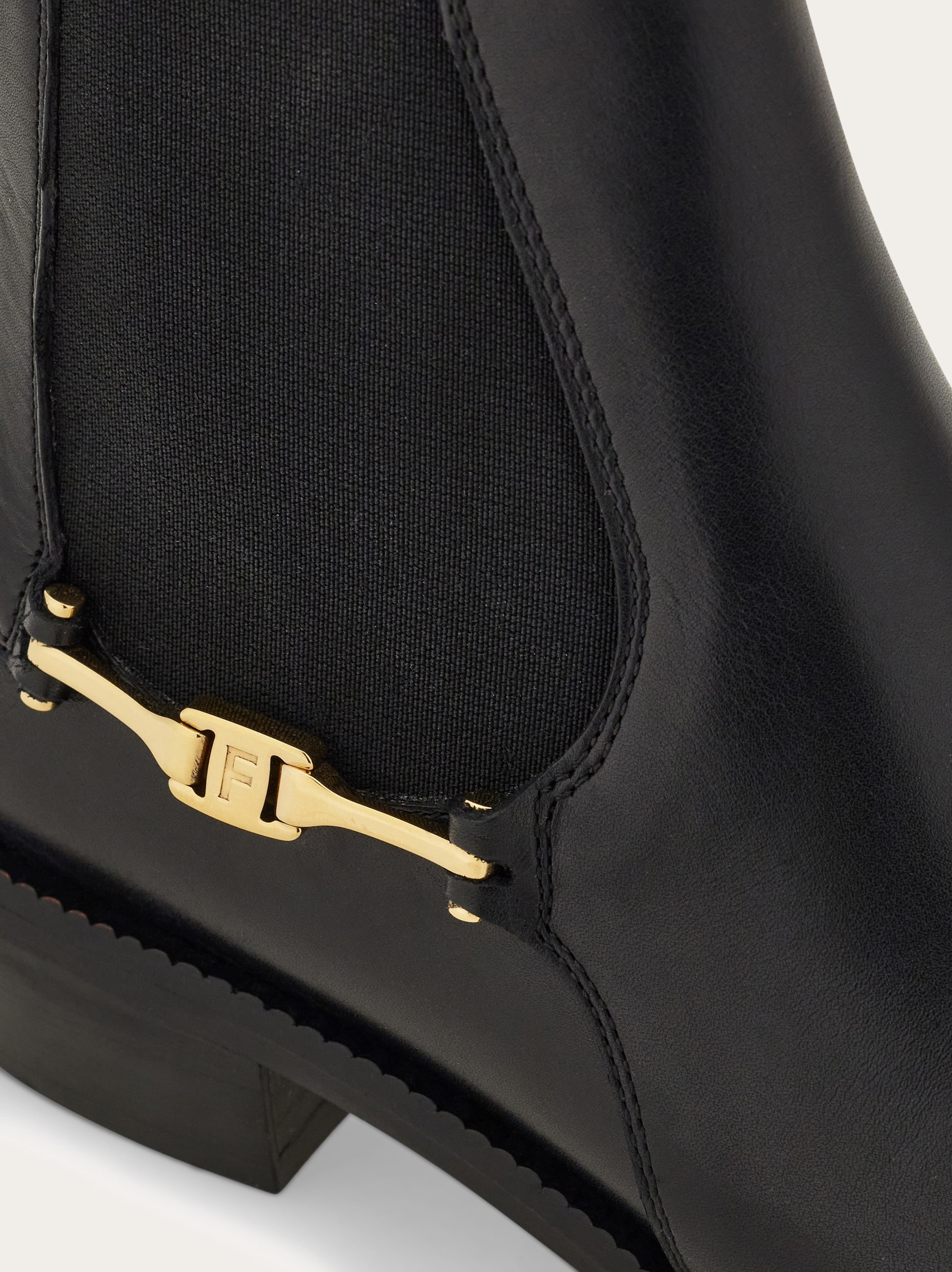 F buckle Chelsea boot - 7