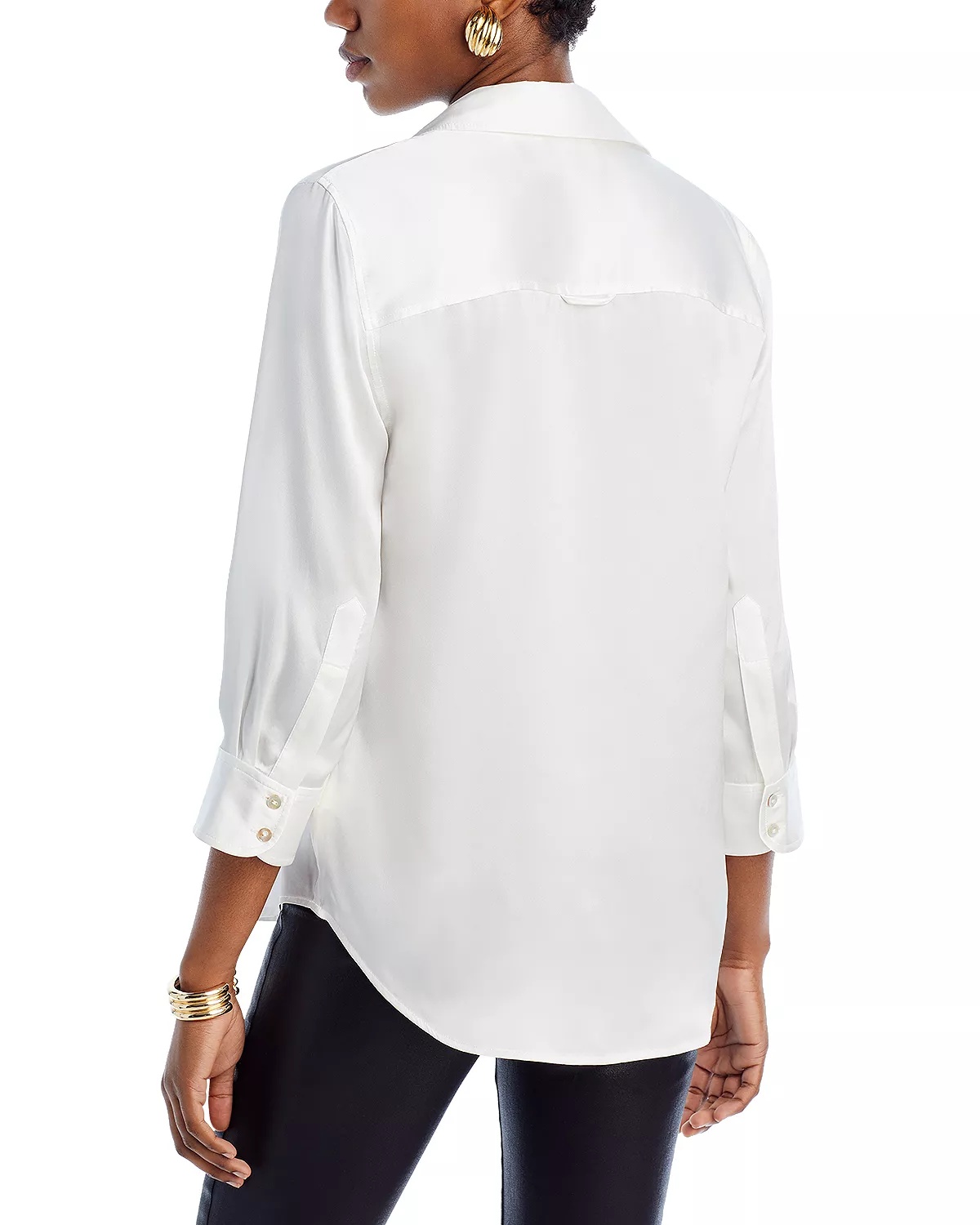 Dani Silk Charmeuse Blouse - 3