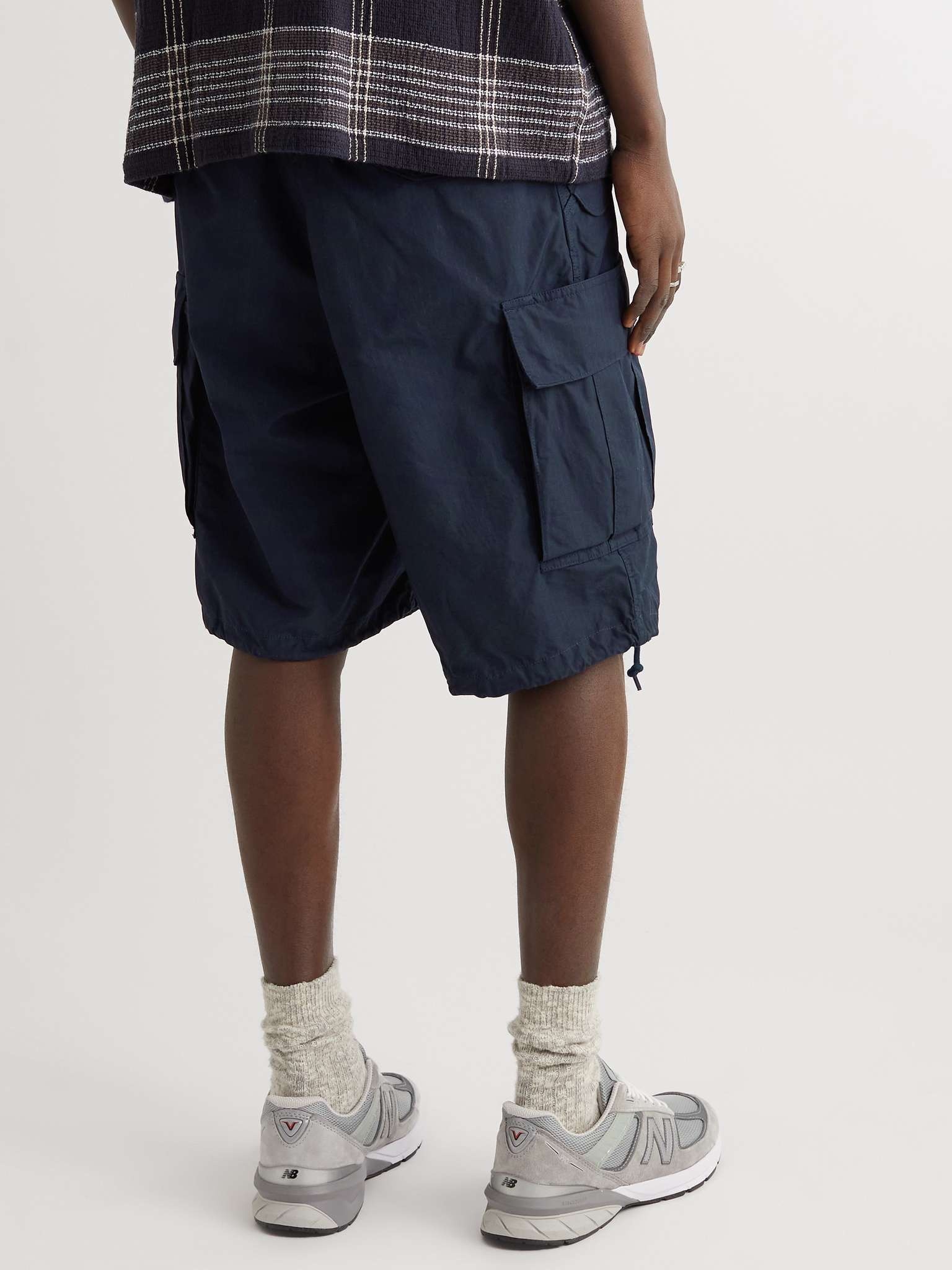 Straight-Leg Cotton-Ripstop Cargo Shorts - 4