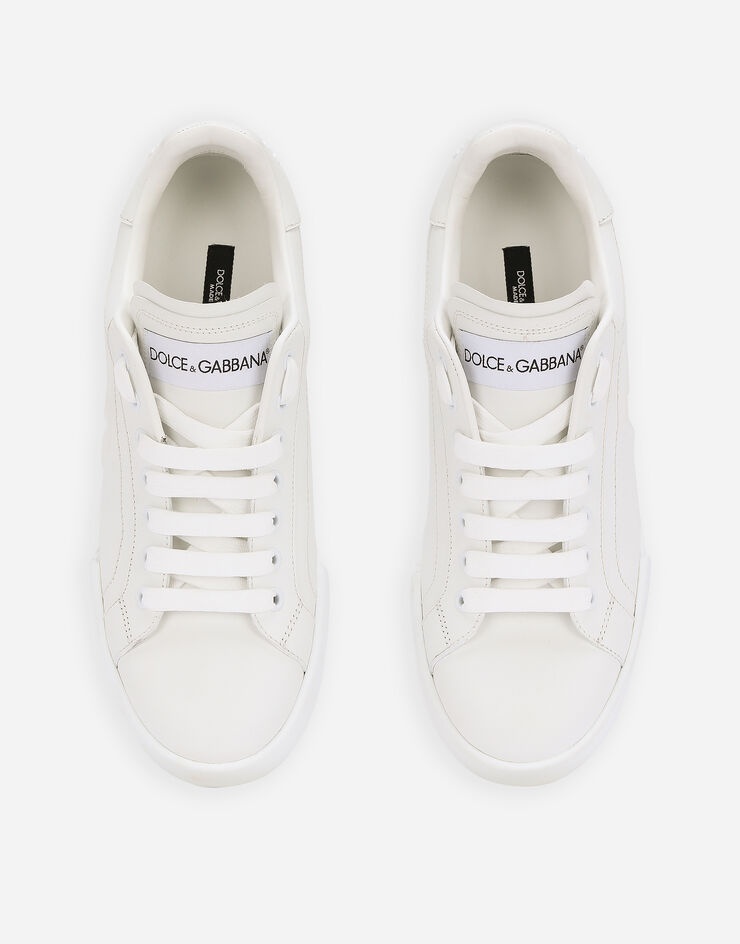 Calfskin Portofino sneakers with DG logo - 4