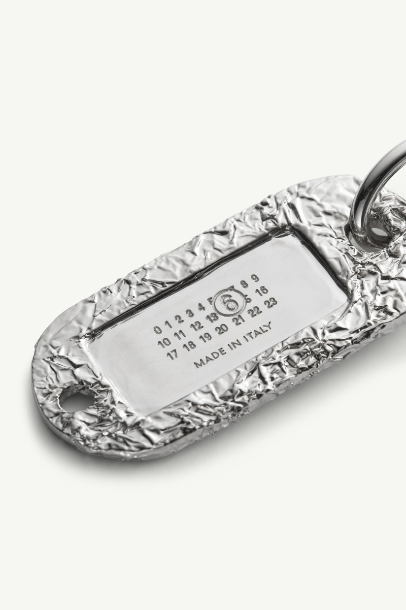 Silver foil keyring 3
