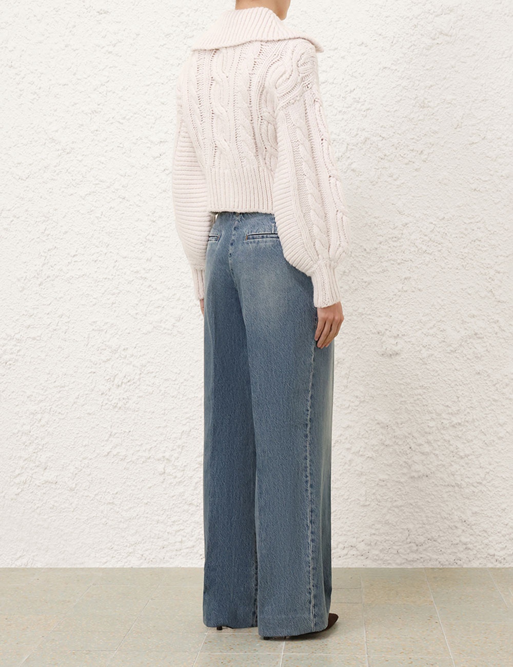 ILLUSTRATION CABLE CARDIGAN - 4