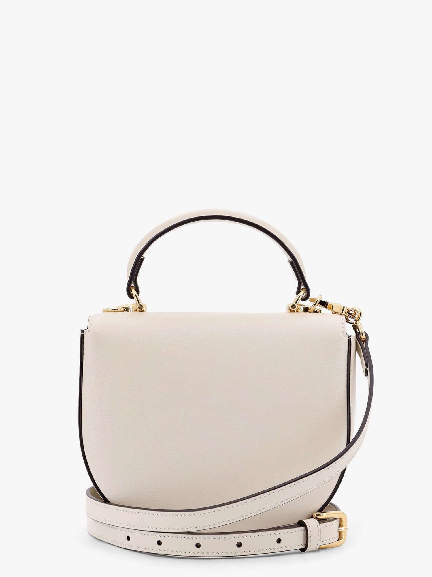 Gucci Leather Handbag With Horsebit Detail On The Front - 3