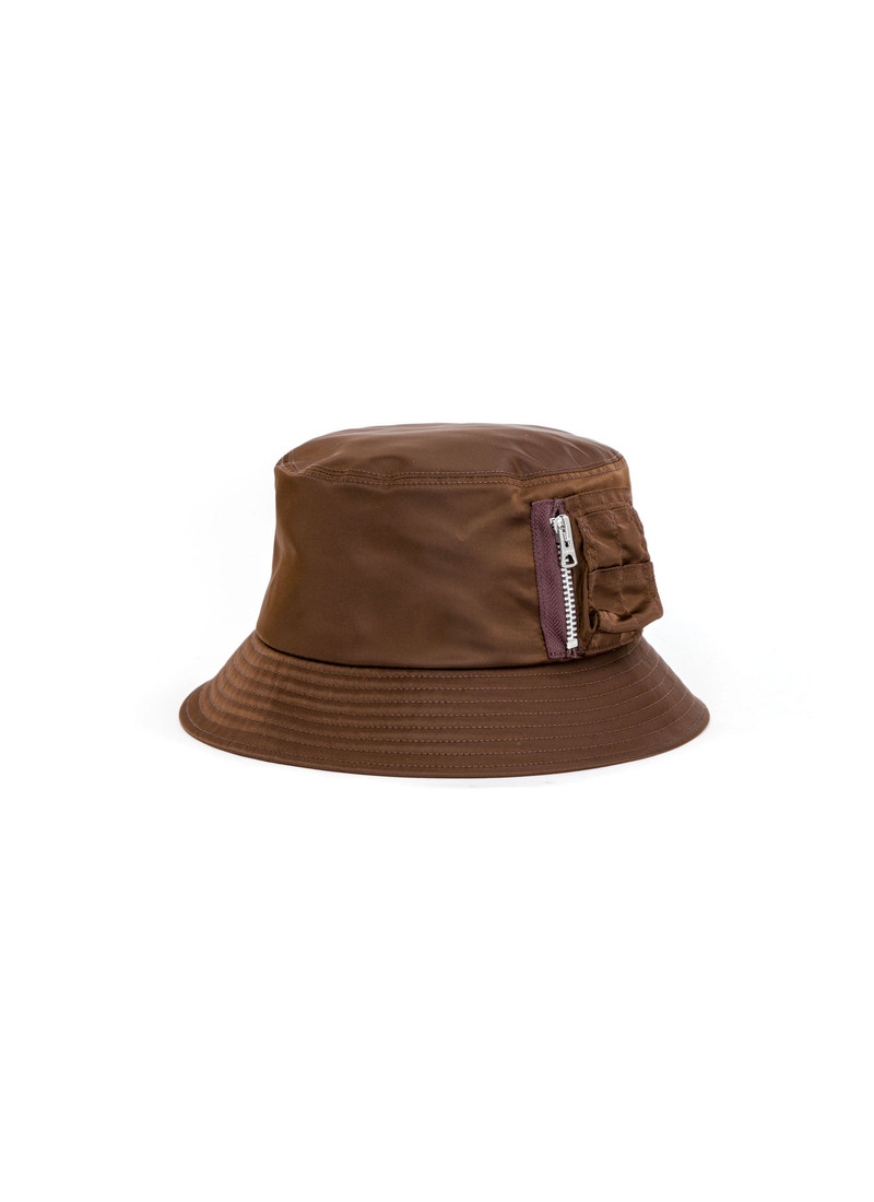 Single Brim Pocket Hat / Nylon Twill 1