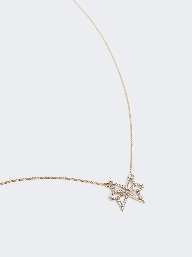 Max Mara PAPILLONLACE Monogram Papillon pendant necklace outlook