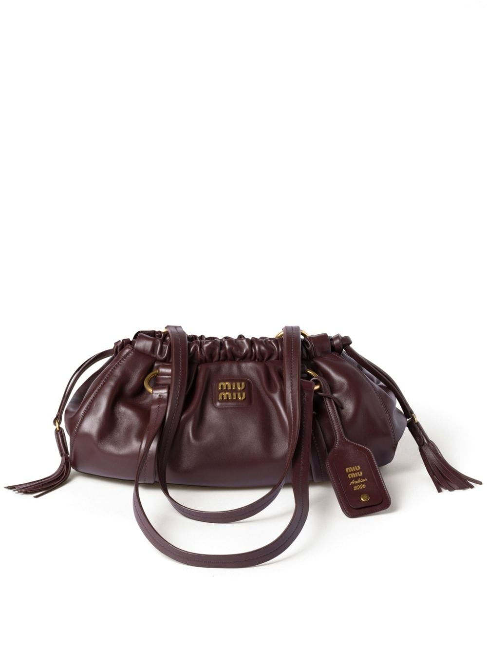Miu Miu Joie nappa leather bag | farfetch | REVERSIBLE