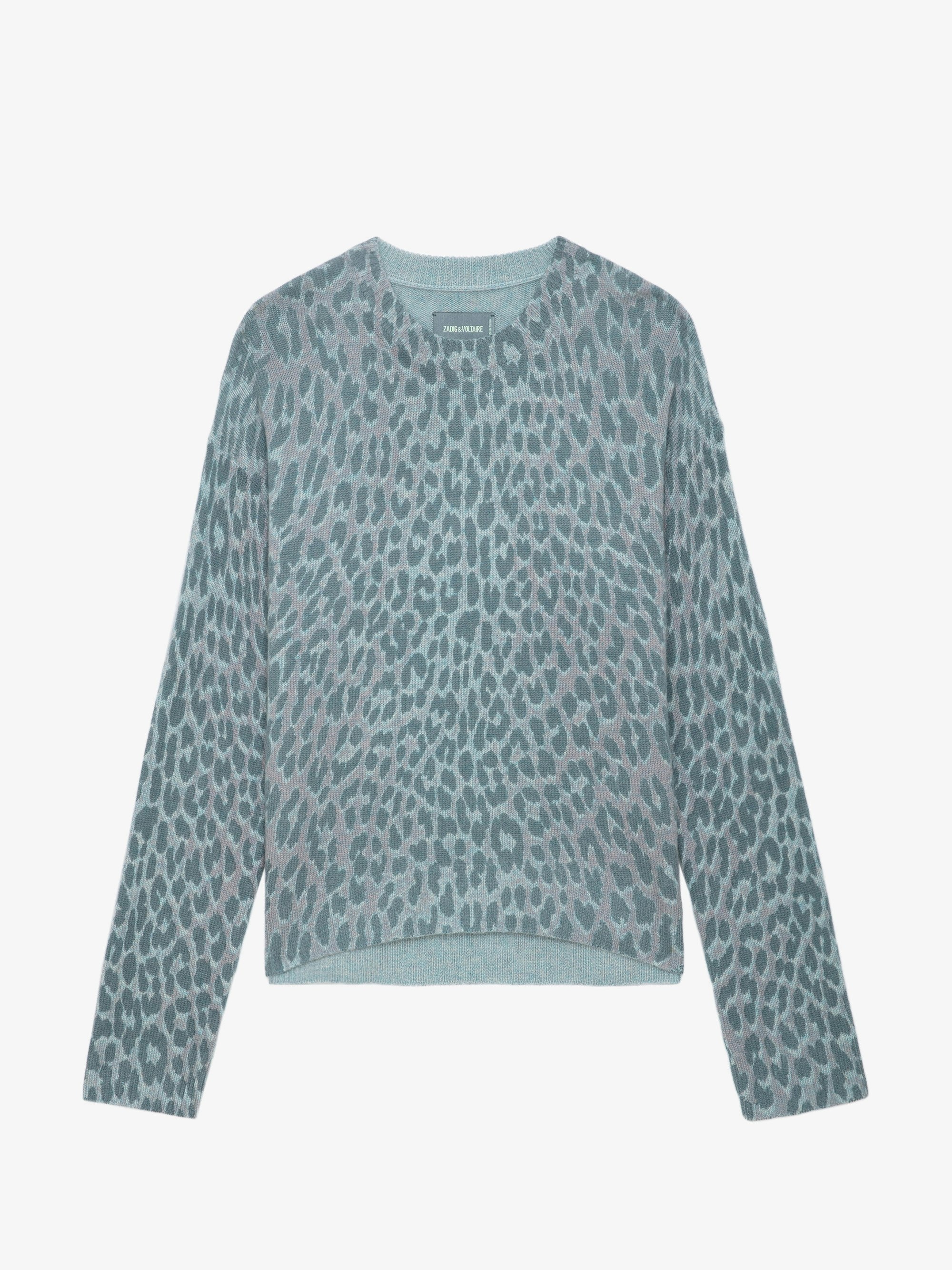 Markus Leopard Cashmere Sweater - 1