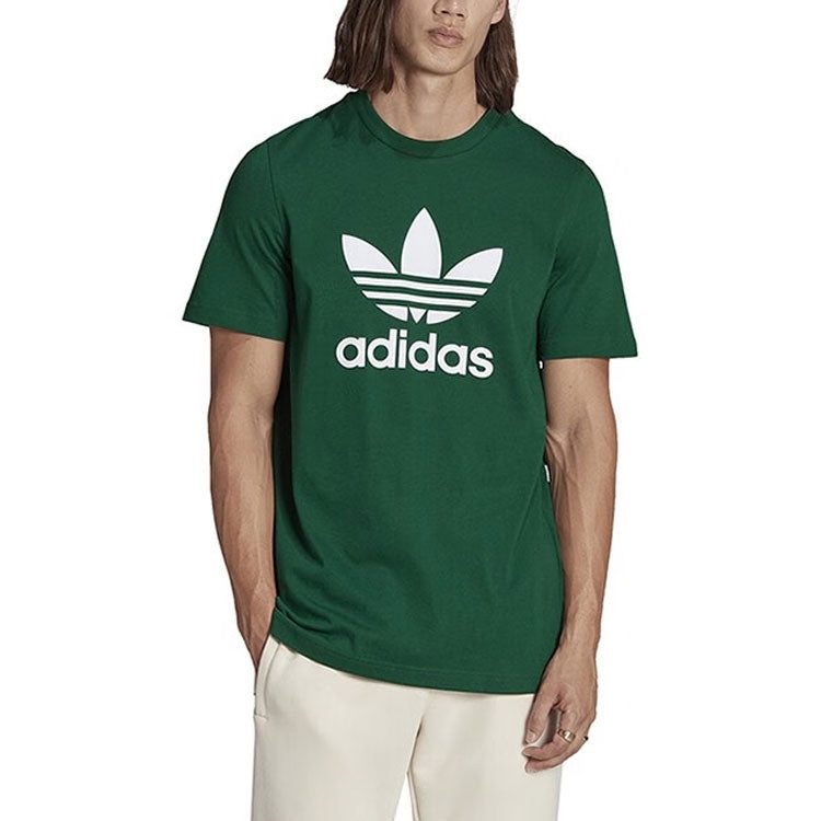 adidas originals Adicolor Classics Trefoil T-shirt 'Dark Green' IA4819 - 2