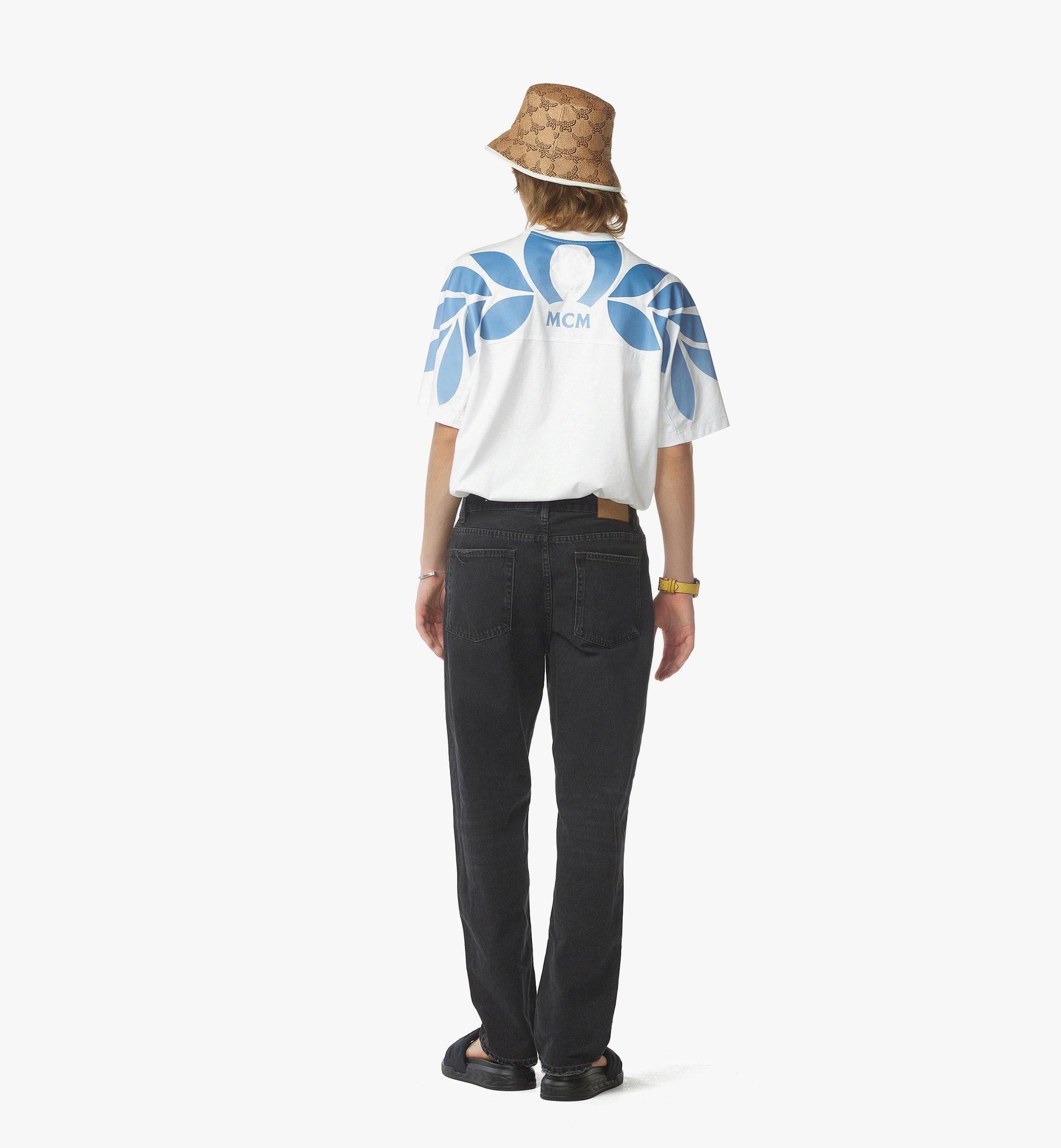 Gradation Laurel Logo Print T-Shirt in Organic Cotton - 5