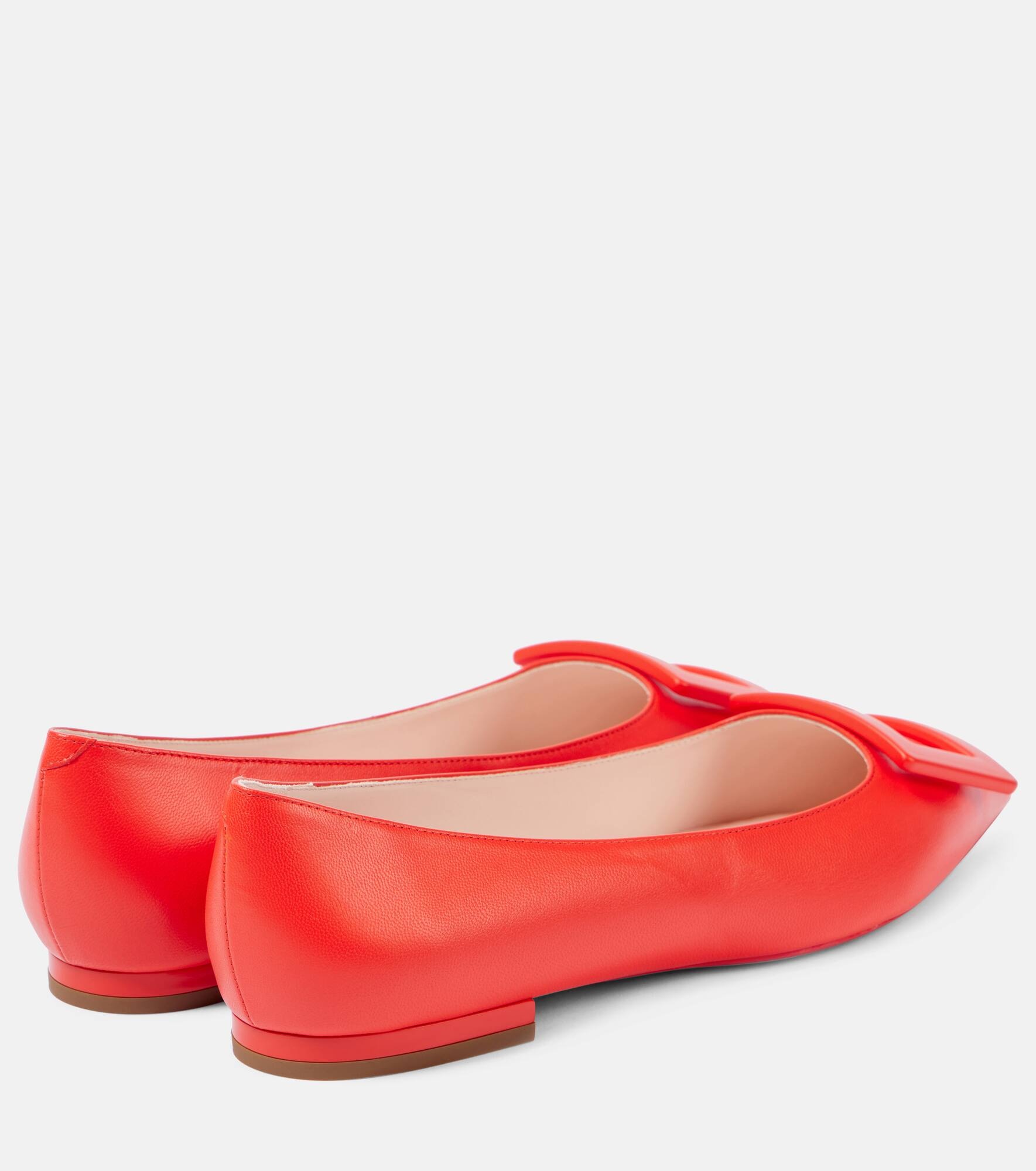 Gommettine Ball leather ballet flats - 3