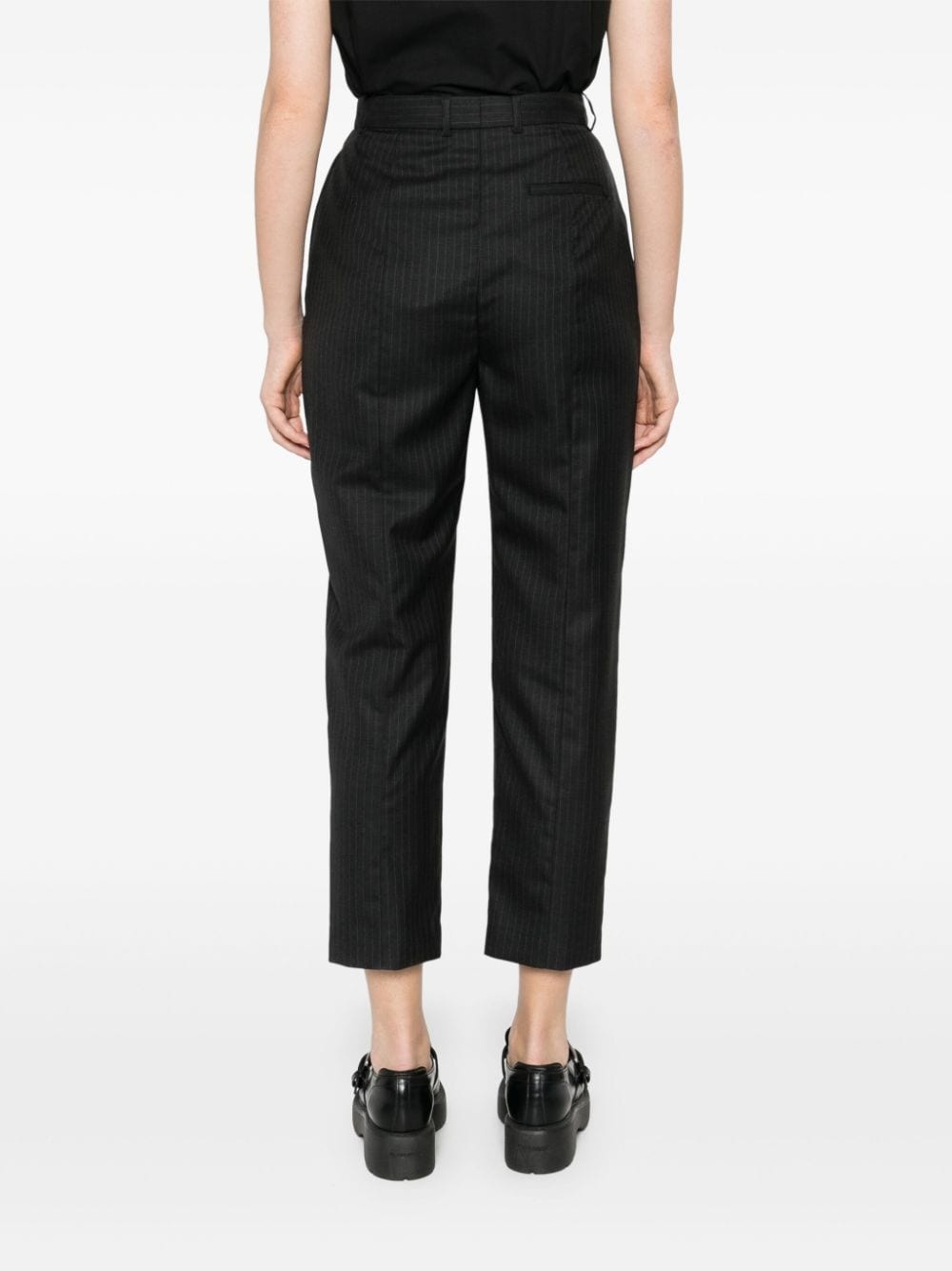 パンツ alexander mcqueen FW24 Pinstripe pants (798018QJAEI 1124) Alexander Mcqueen Pinstripe Pants - Grey - Women