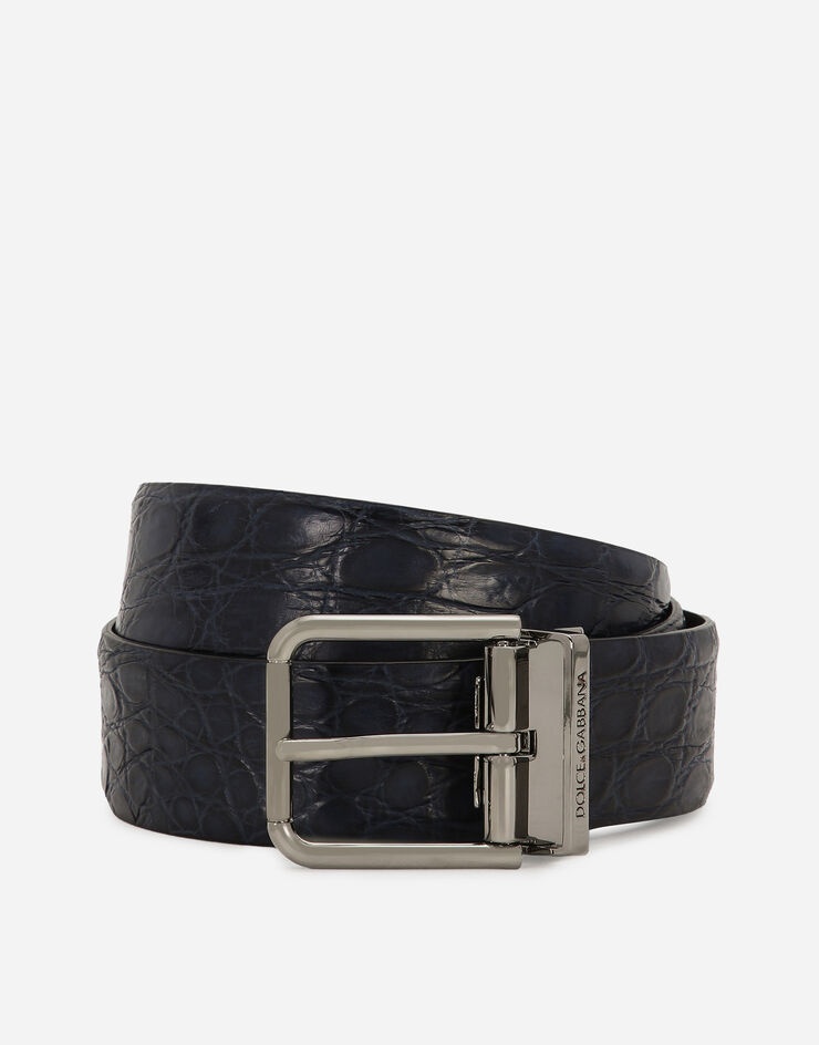 Crocodile nappa belt - 1