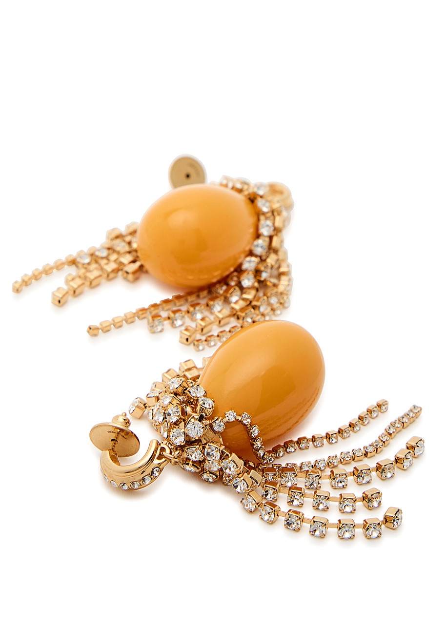 Chloe The Chloé Glow Embellished Drop Earrings - 3