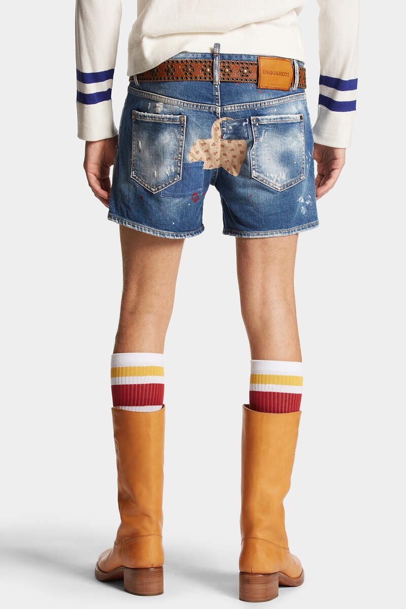 MEDIUM WORN OUT BOOTY WASH SEXY 70'S SHORTS - 4