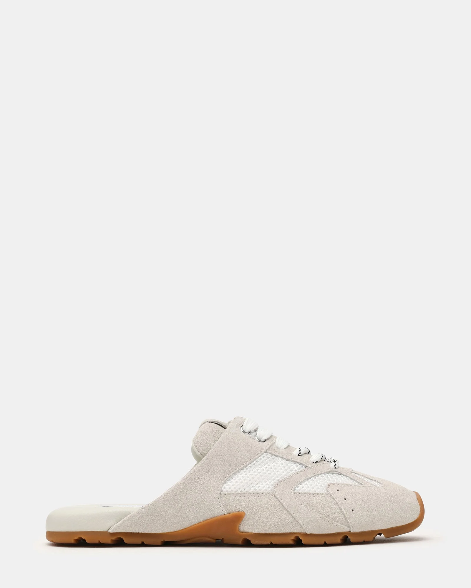 AZIEL MULE WHITE SUEDE - 1