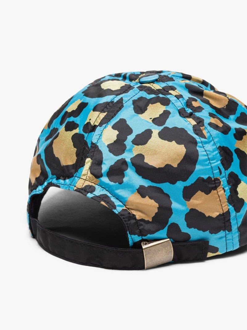 TIPPING BLUE LEOPARD NYLON BASEBALL CAP 3